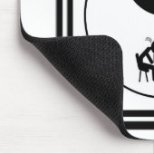 Pictogram op hoofdbureau muismat (Hoek)