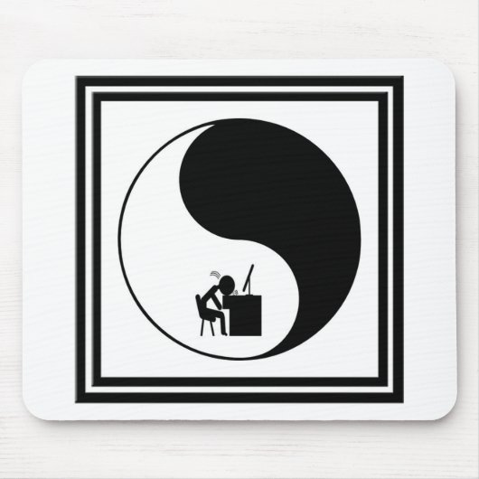 Pictogram op hoofdbureau muismat (Voorkant)