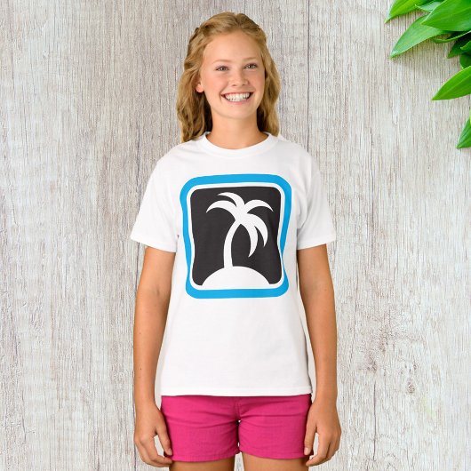 Pictogram palmboom t-shirt
