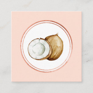 Pictogram roos Gold en roze Event Planner Social M Vierkante Visitekaartje