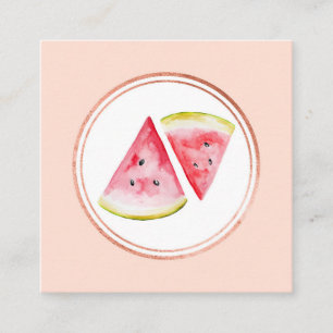 Pictogram roos Gold en roze Event Planner Social M Vierkante Visitekaartje