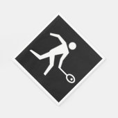 Pictogram spuitspeler servet (Hoek)