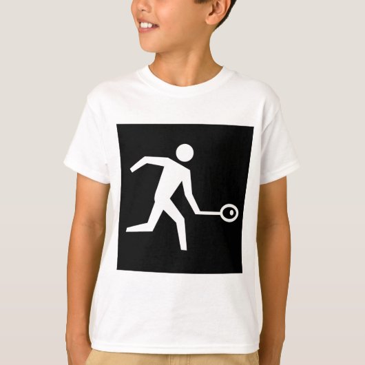 Pictogram spuitspeler t-shirt (Voorkant)