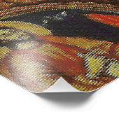 Pictogram van Maagd Mary Foto Afdruk (Hoek)