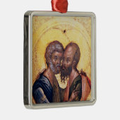 Pictogram van SS. Peter en Paul Metalen Ornament (Rechts)