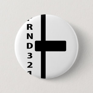 pictogram voor automatische versnellingshendel ronde button 5,7 cm