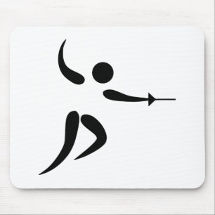 Pictogram voor competitief en Olympische omheining Muismat