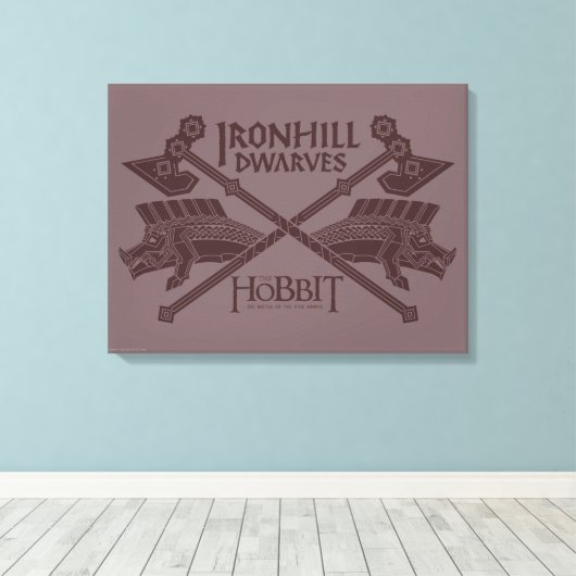 Pictogram voor films in het zijspoor canvas afdruk (Insitu (Houten vloer))
