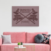 Pictogram voor films in het zijspoor canvas afdruk (Insitu (Woonkamer))