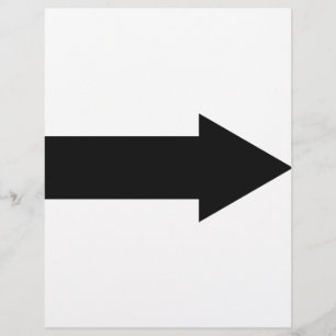 pictogram voor het zwarte pijlrechts