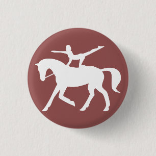 pictogram voor paardenvaulatie ronde button 3,2 cm