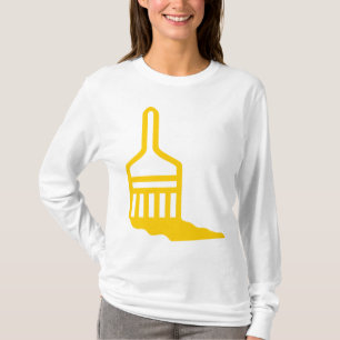 Pictogram voor penseel t-shirt