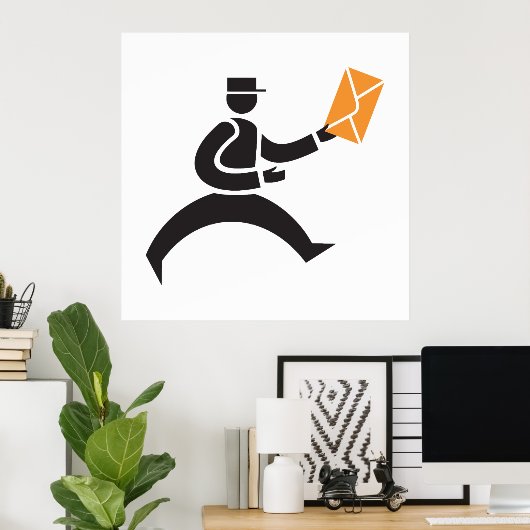 Pictogram voor postbezorging per post Poster (Thuiskantoor)