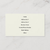 Pictogrammen - Retro Grunge - Kaarten voor bedrijf Visitekaartje (Achterkant)