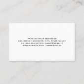 Pictogrammen van tuiniergereedschap | Metaalgrens Visitekaartje (Achterkant)