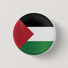 Pictogramvlag Palestina-Ronde Ronde Button 3,2 Cm