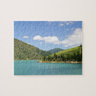 Picton, Nieuw-Zeeland. De poort tussen het Noord Legpuzzel