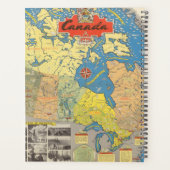Pictorial Map of Canada - Landmarks Planner (Achterkant)