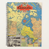 Pictorial Map of Canada - Landmarks Planner (Voorkant)