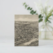  Pictorial Map of Carriou Maine (1893) Briefkaart (Staand voorkant)