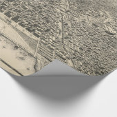  Pictorial Map of Chicago (1916) Cadeaupapier (Hoek)