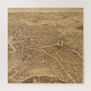 Pictorial Map of Dover NH (1877) Legpuzzel
