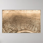 Pictorial Map of Montgomery Alabama (1912) Poster (Voorkant)