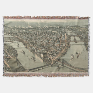 Pictorial Map of Pittsburgh (1902) Deken