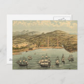  Pictorial Map of San Francisco (1884) Briefkaart (Voorkant / Achterkant)
