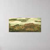 Pictorial Map of Sandusky Ohio (1898) Canvas Afdruk (Voorkant)