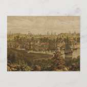  Pictorial Map of Victoria Vancouver (1860) Briefkaart (Voorkant)