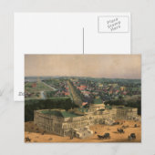  Pictorial Map of Washington D.C. (1852) Briefkaart (Voorkant / Achterkant)