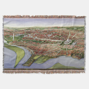 Pictorial Map of Washington D.C. (1901) Deken