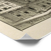 Pictorial Map of Wichita Herfsten TX (1890) Poster (Hoek)