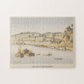 Pictorial Uitzicht of Natchez MS (1854) Legpuzzel (Horizontaal)