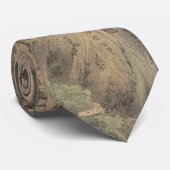  Pictoriële kaart van Jeruzalem Israël (1846) Stropdas (Opgerold)