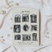 Picture Frames Hand Drawn Save The Date Card