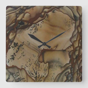 Picture Jasper Wall Clock Vierkante Klok