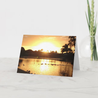 Picture Perfect Greeting Card Golden Ocean Bedankkaart