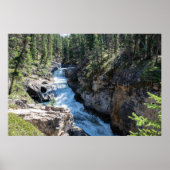 Picturesque Canadian Waterfall, Stanley Herfsten Poster (Voorkant)