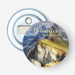 Picturesque Dolomites Zuid-Tirol Italië Button Flesopener