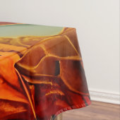 Picturesque Rustic Autumn Maple Leaves Tafelkleed (Voorbeeld)