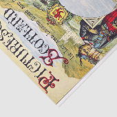 Picturesque Scotland Tissuepapier (Detail)