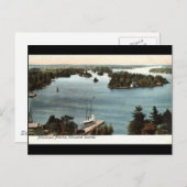 Picturesque Thousand Islands NY 1907  Briefkaart (Voorkant / Achterkant)