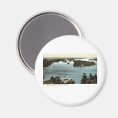Picturesque Thousand Islands NY 1907 Magneet (Voorkant / Achterkant)