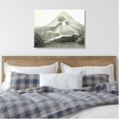 Picturesque uitzicht bij de tempel van het Kruis,  Canvas Afdruk (Insitu (Slaapkamer))