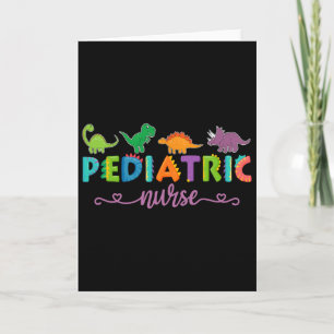 Picu Kinderverpleegster Dinosauriërs Peds Verpleeg Kaart