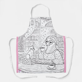 Pidgy and Nova Tea - Colouring Apron Schort