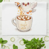 pidgy's koffie glitters v1 theedoek (Gevouwen)