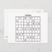 pidoku briefkaart (Voorkant / Achterkant)